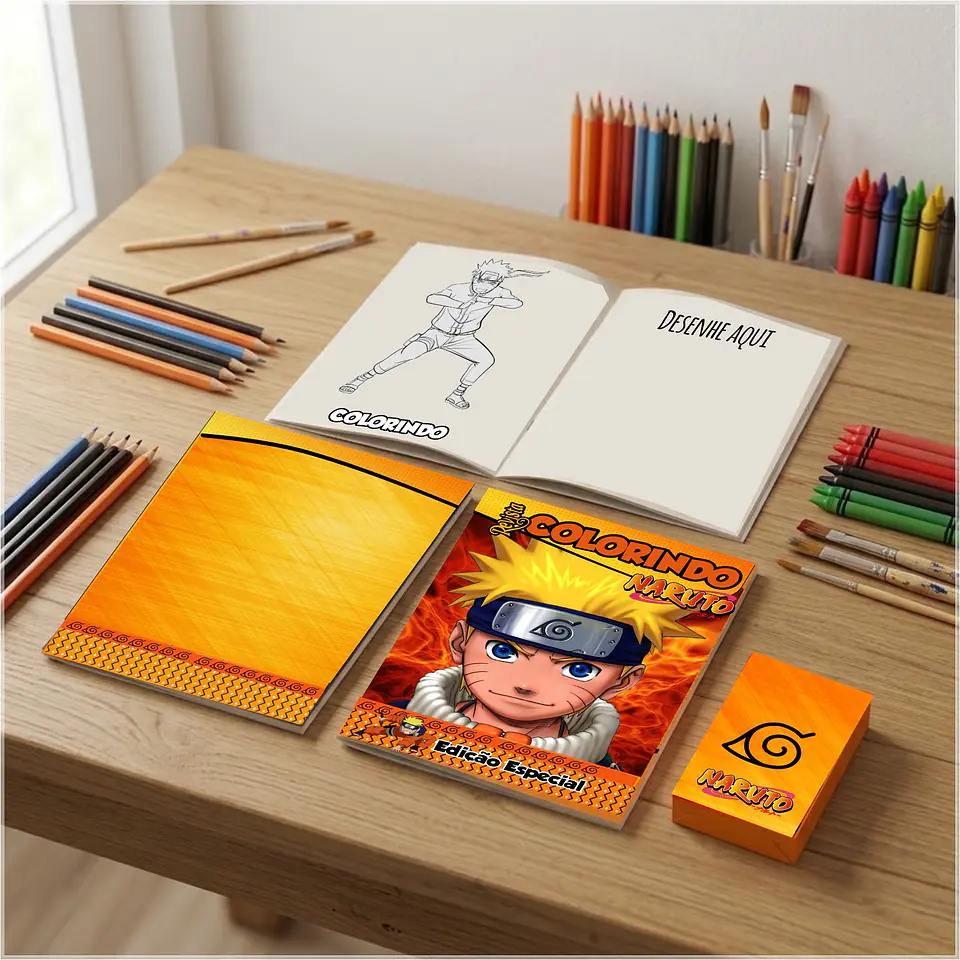 Arquivo de Corte Revistinha de Colorir Naruto 28 1