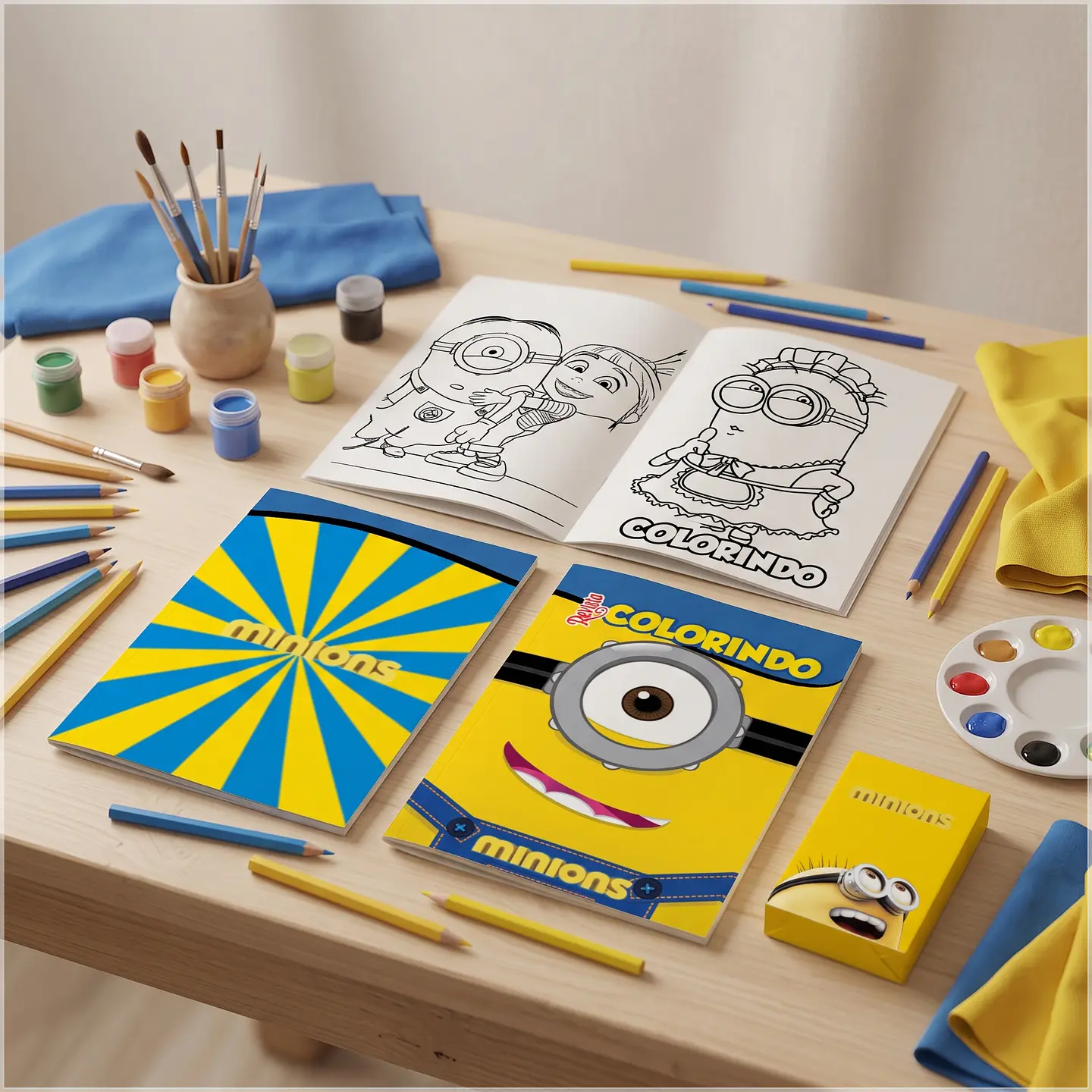 Arquivo de Corte Revistinha de Colorir Minions 26 1