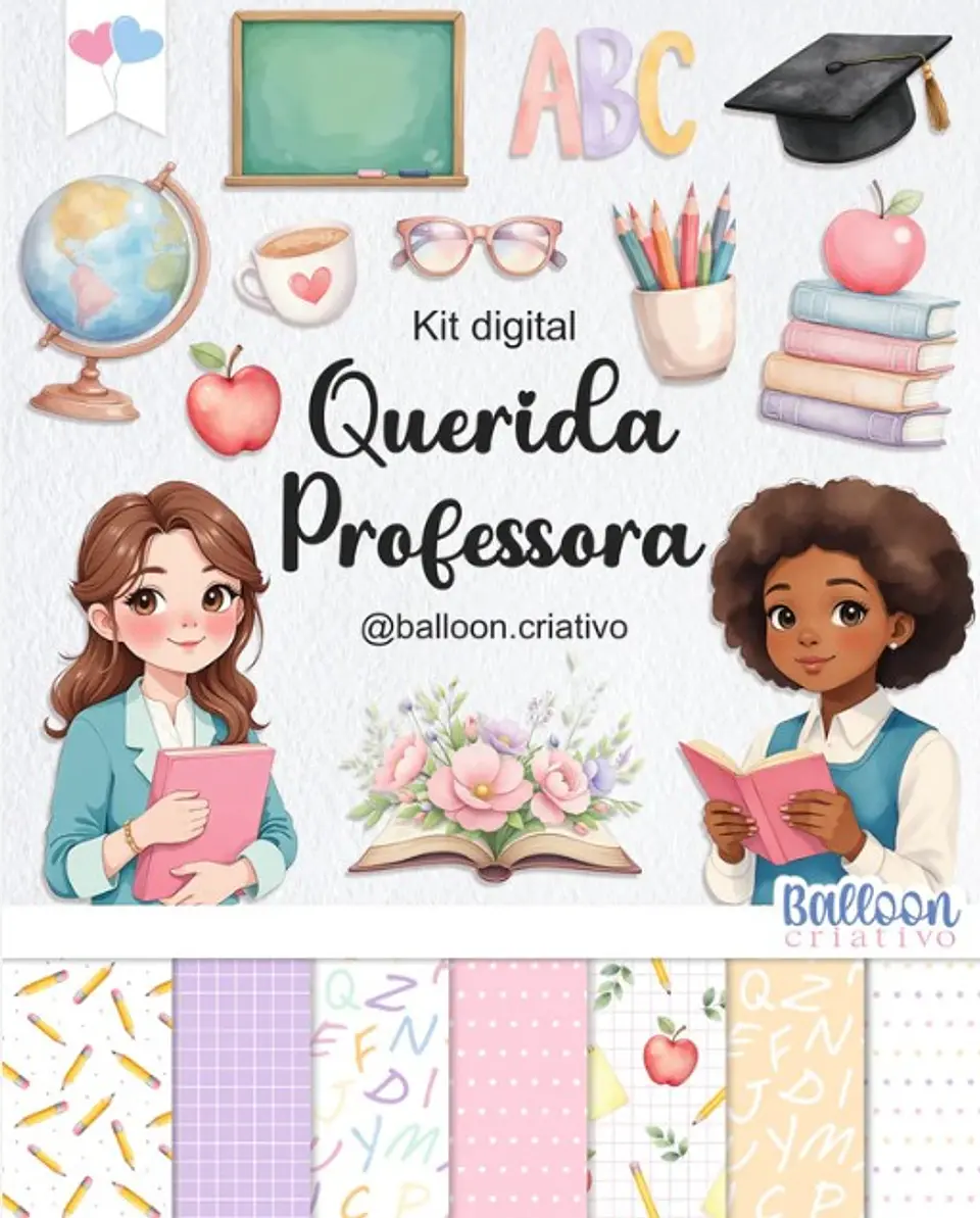 Kit Digital Dia dos Professores Querida Professora 1 1