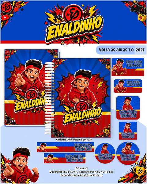 Encadernação - Coleção Escolar 1.0 Enaldinho