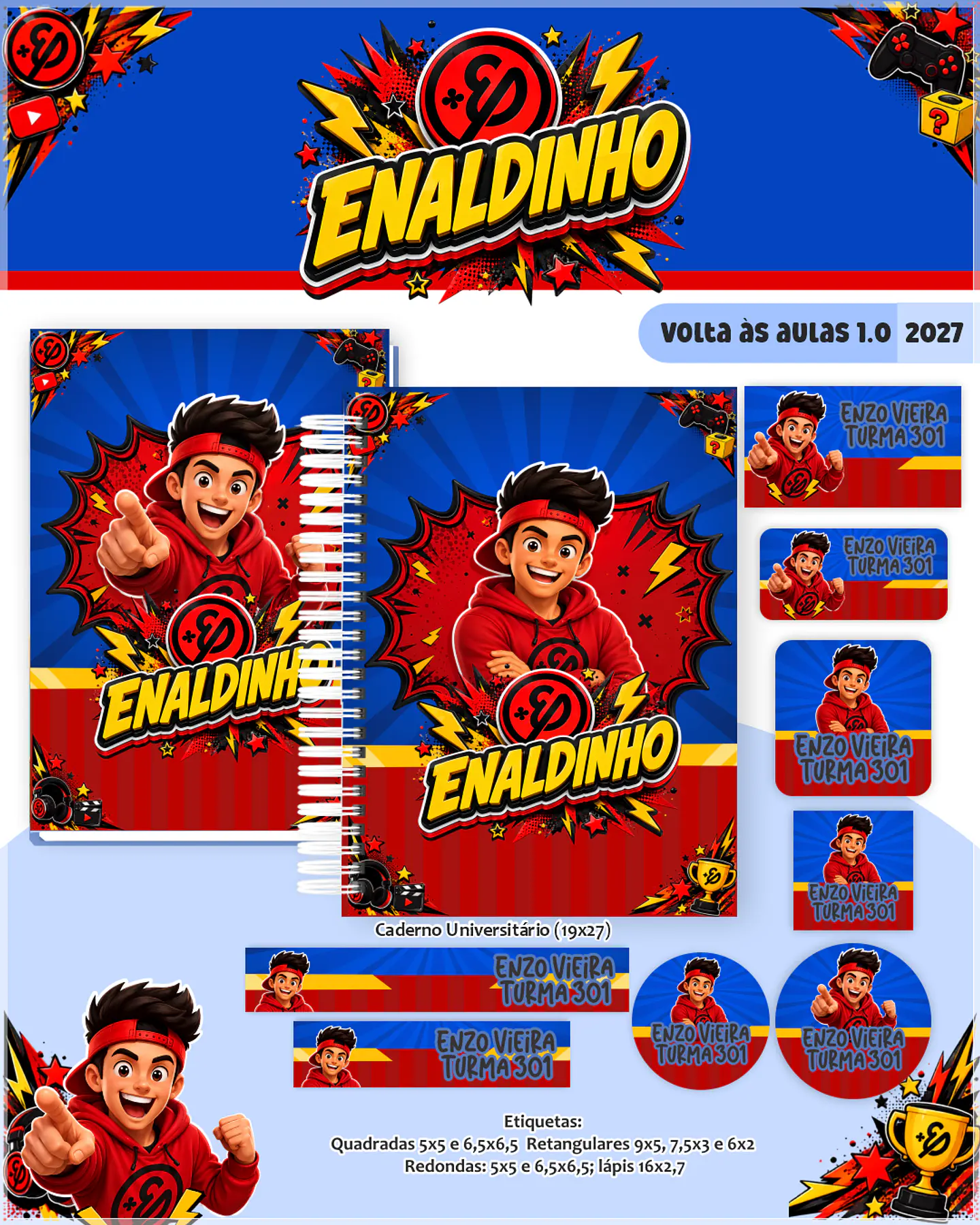 Encadernação - Coleção Escolar 1.0 Enaldinho 1
