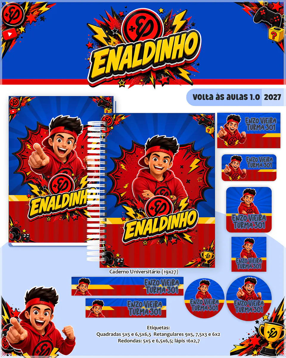 Encadernação - Coleção Escolar 1.0 Enaldinho 1