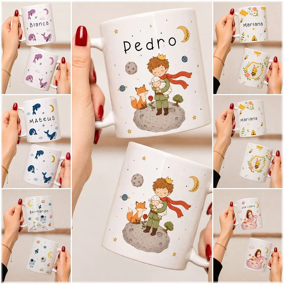 Sublimação - Canecas Pequenos Sonhos 1