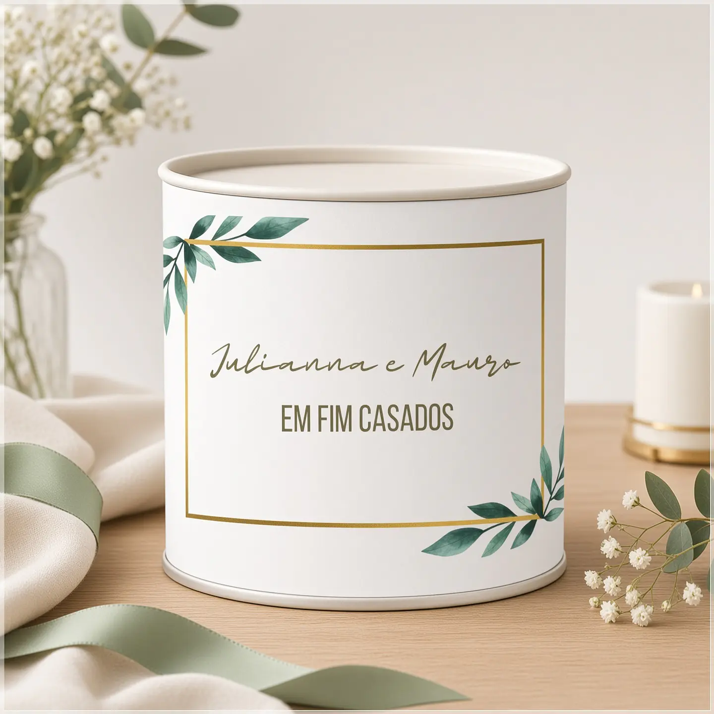 Arquivo de Corte - Tubolata Casamento Folhagem 2 1