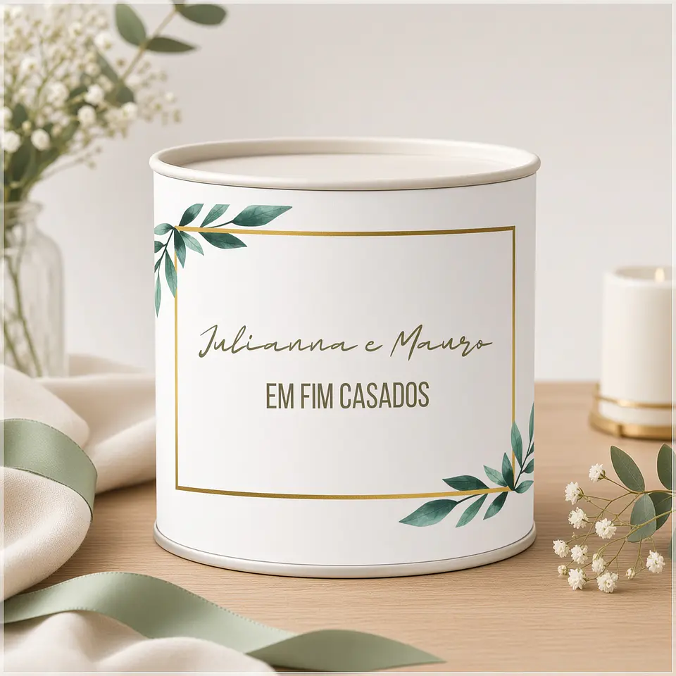 Arquivo de Corte - Tubolata Casamento Folhagem 2 1