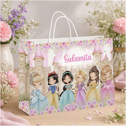 Arquivo de Corte - Sacolinha Princesas