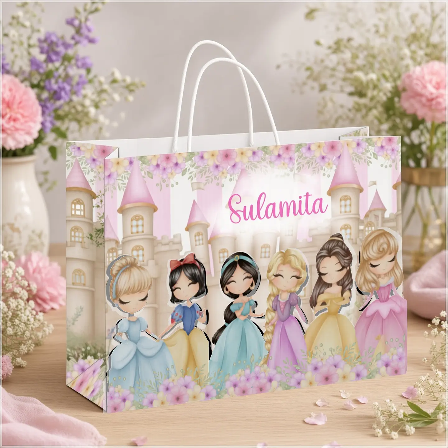 Arquivo de Corte - Sacolinha Princesas 1