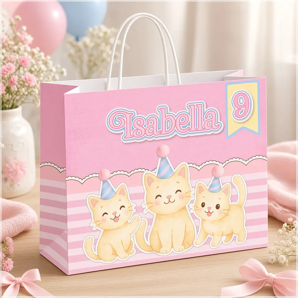 Arquivo de Corte - Sacolinha Gatinhos 1 1