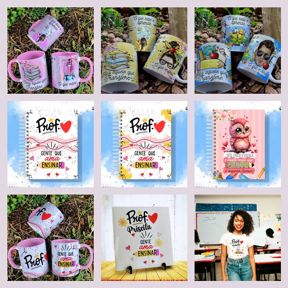 Sublimação Kit Combo Dia dos Professores 2 1