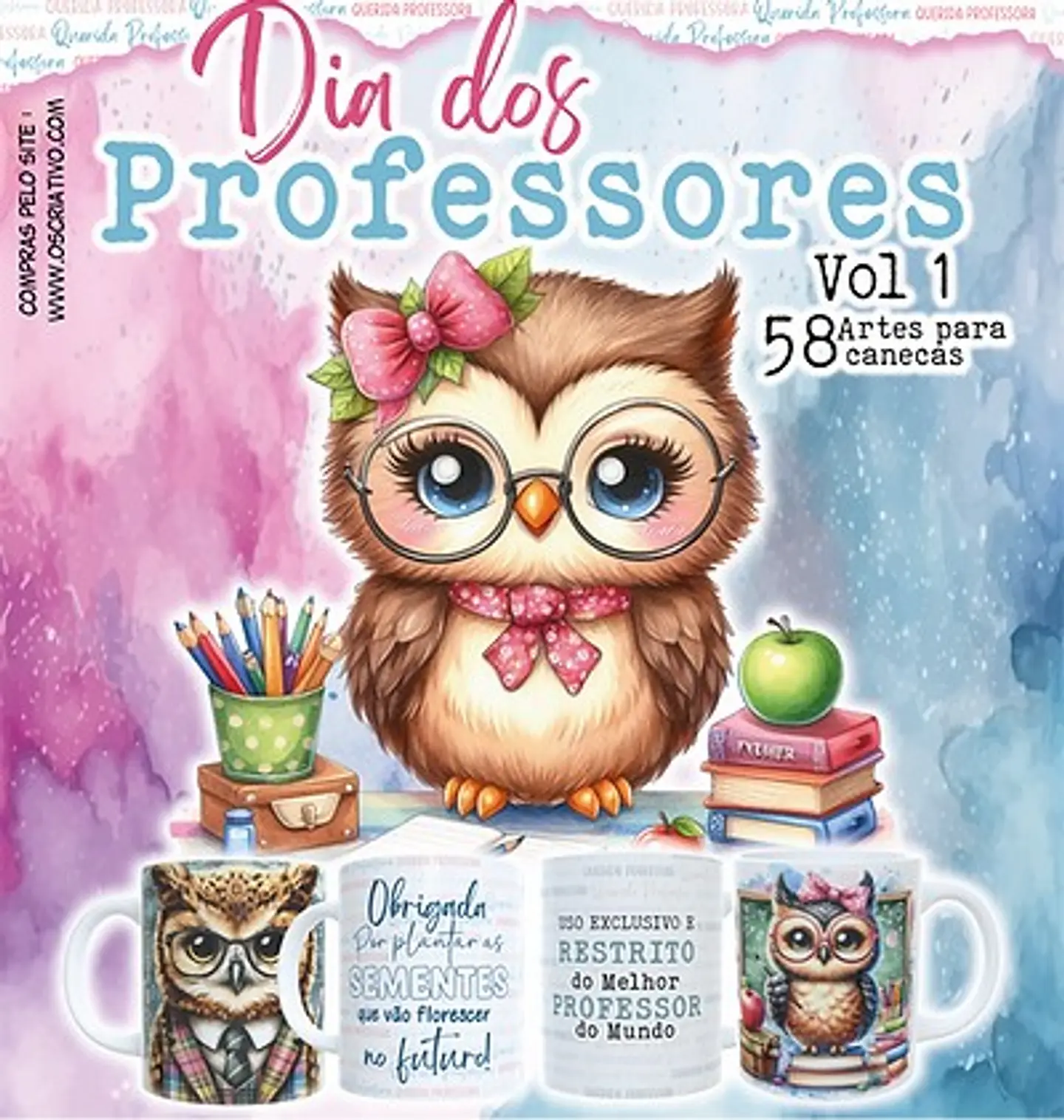 Sublimação Kit Combo Dia dos Professores 1 1