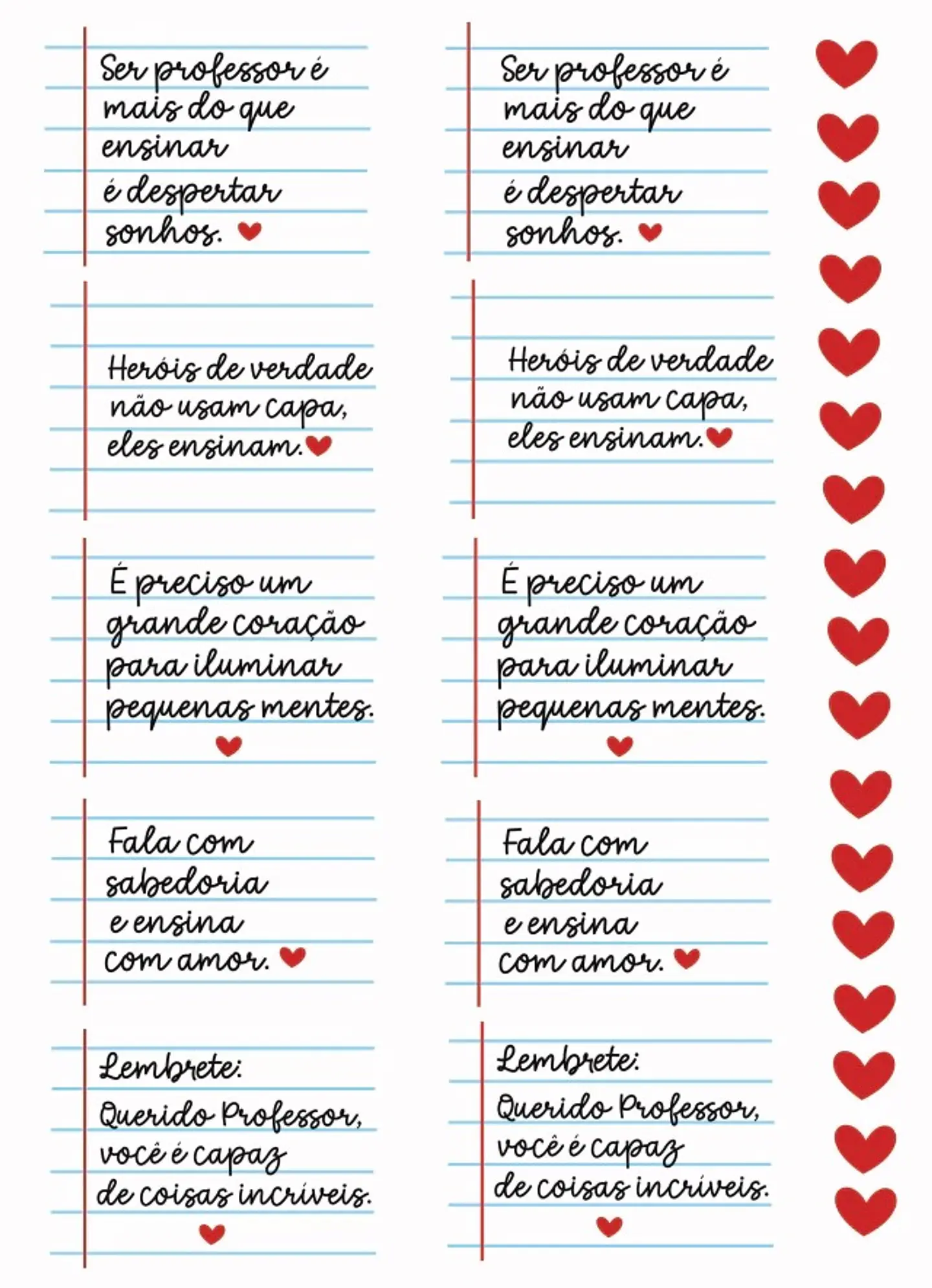 Sublimação DTF Professore Minimalista tamanho A4 Dia dos Professores 3 1