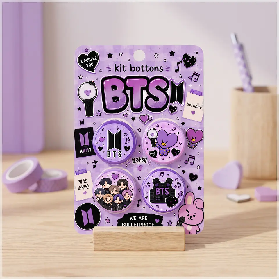 Arquivo de Corte Bottons BTS 37 1