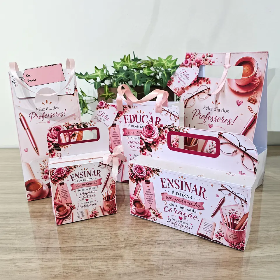 Arquivo de Corte Kit Mimos Combo Dia dos Professeores Rosa 4 1