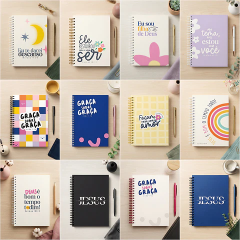 Encadernação - Capas A5 Cores da Fé Pack 2