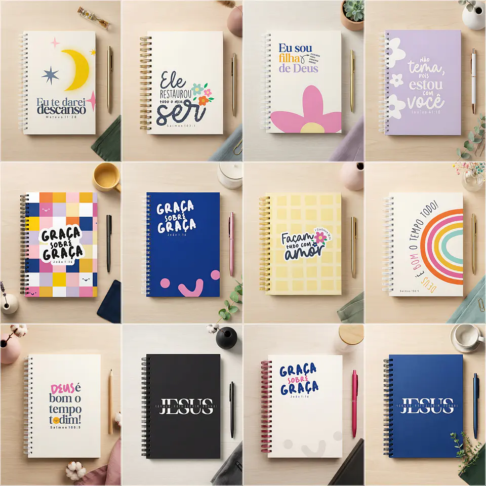 Encadernação - Capas A5 Cores da Fé Pack 2 1