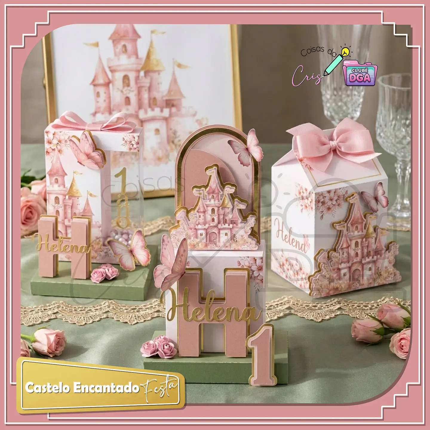Arquivo de Corte Kit Festa Realeza Castelo Encantado Princesa 1 1