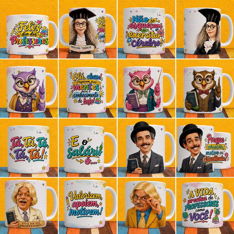 Sublimação - Canecas Professor Bocão 1