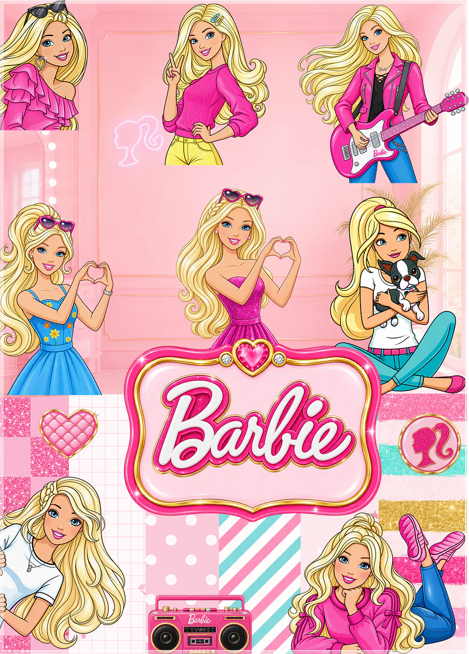 Kit Digital Barbie 1 1