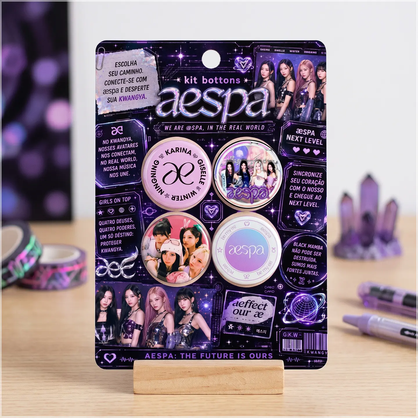 Arquivo de Corte Bottons K-Pop Aespa 42 1