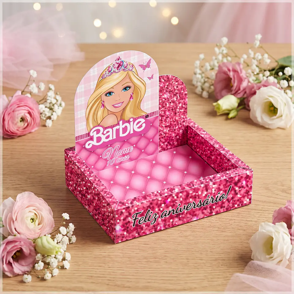 Arquivo de Corte - Caixa Cenario Barbie 1