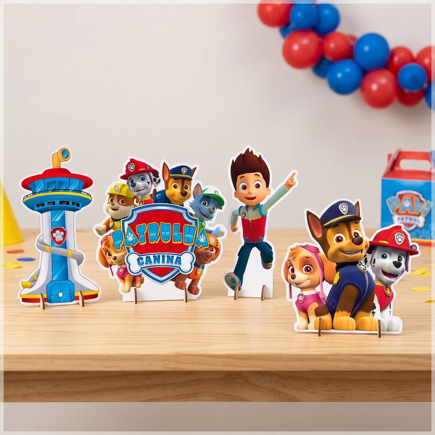 Arquivo de Corte - Display de Mesa Patrulha Canina 1