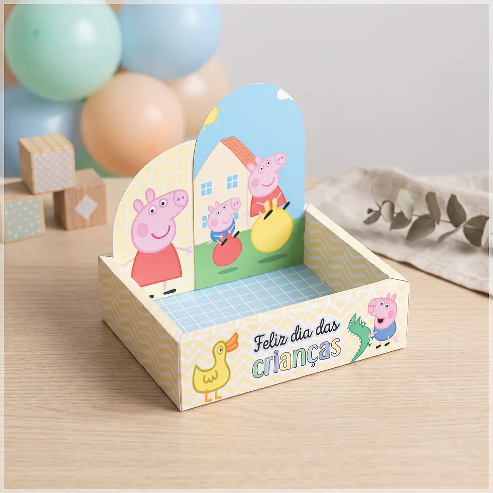 Arquivo de Corte - Caixa Cenario Peppa 1
