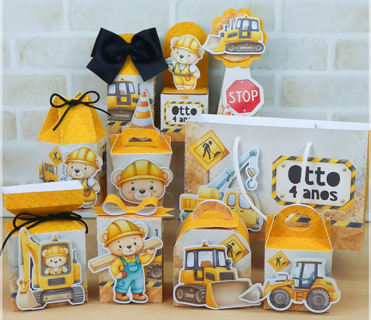 Arquivo de Corte Kit Festa Construtor Construção 1 1