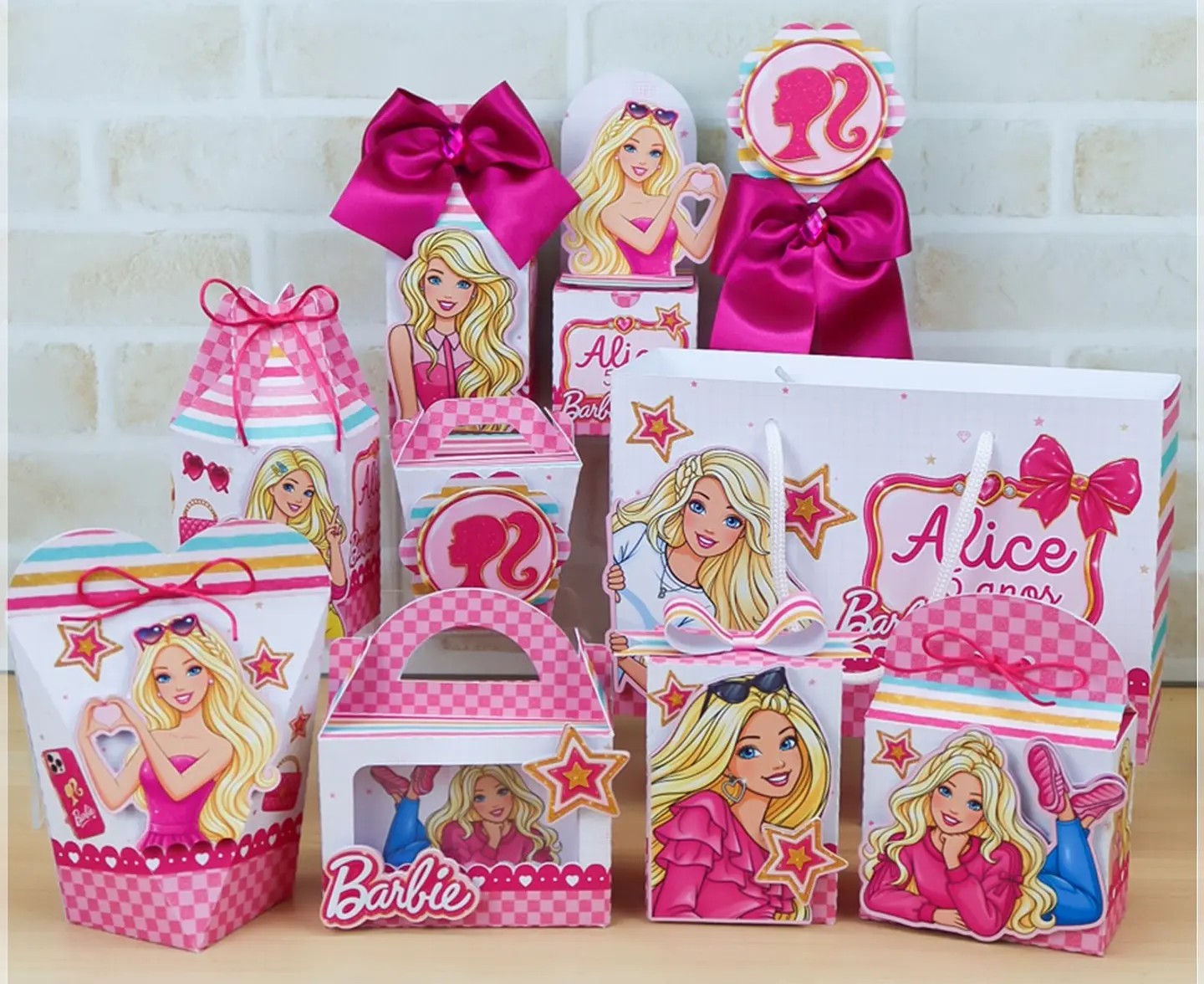 Arquivo de Corte Kit Festa Barbie 3 1