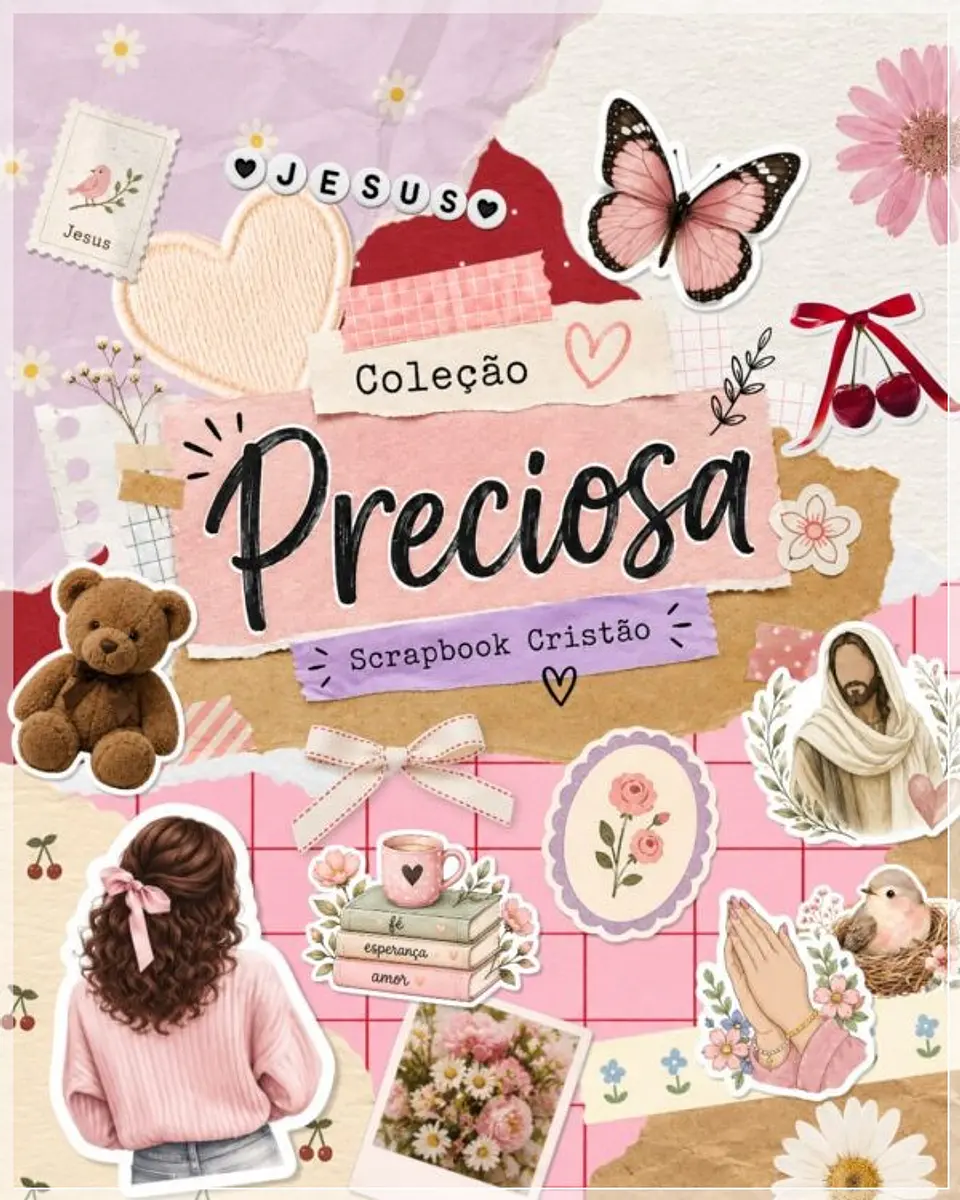 Kit Digital Combo Coleção Preciosa Scrapbook Cristão 17 1
