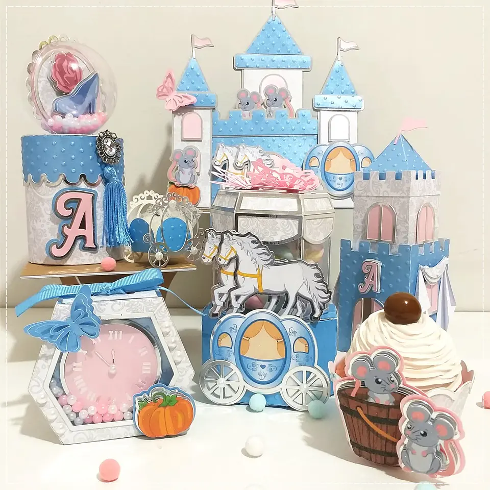 Arquivo de Corte Kit Festa Cinderela 8 1