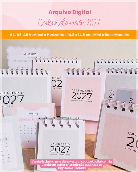 Encadernação - Coleção Calendários 2027