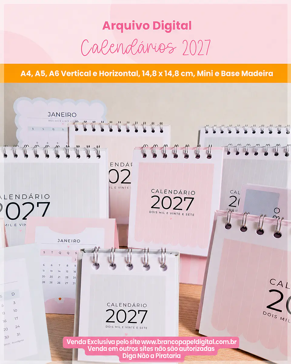 Encadernação - Coleção Calendários 2027 1