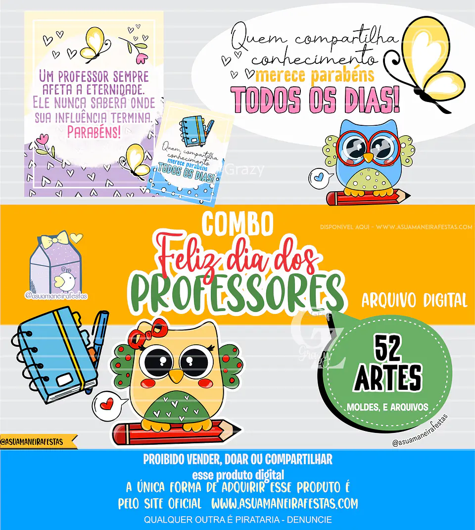 Arquivo de Corte Kit Combo Dia dos Professores 3 1