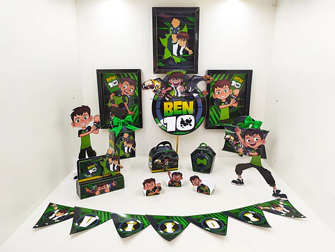 Arquivo de Corte Kit Festa Ben 10 9