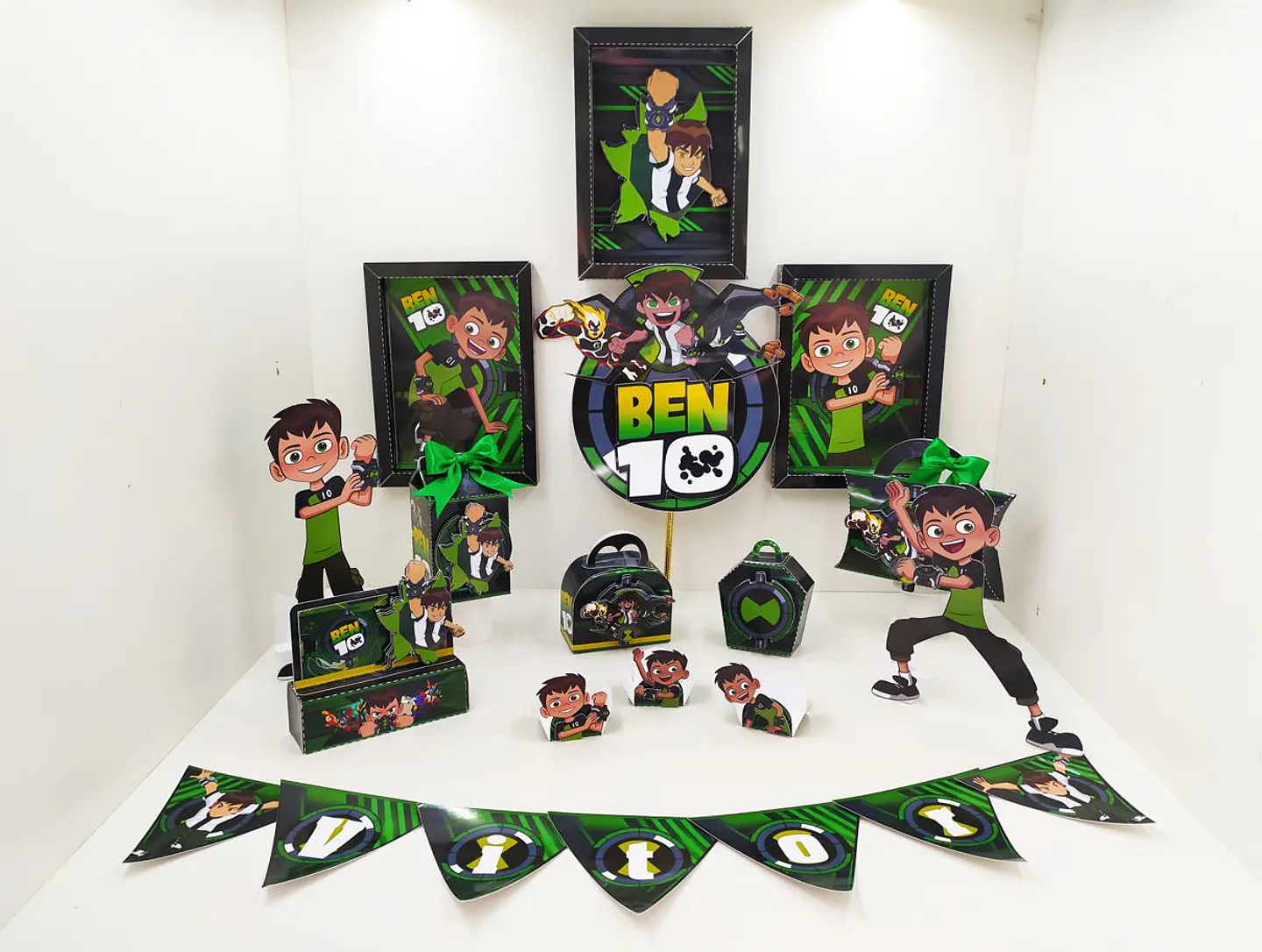 Arquivo de Corte Kit Festa Ben 10 9 1