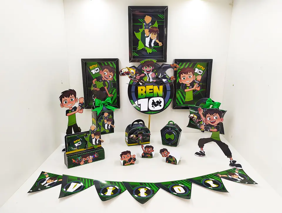 Arquivo de Corte Kit Festa Ben 10 9 1