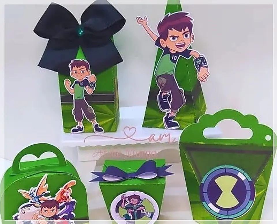 Arquivo de Corte Kit Festa Ben 10 7 1