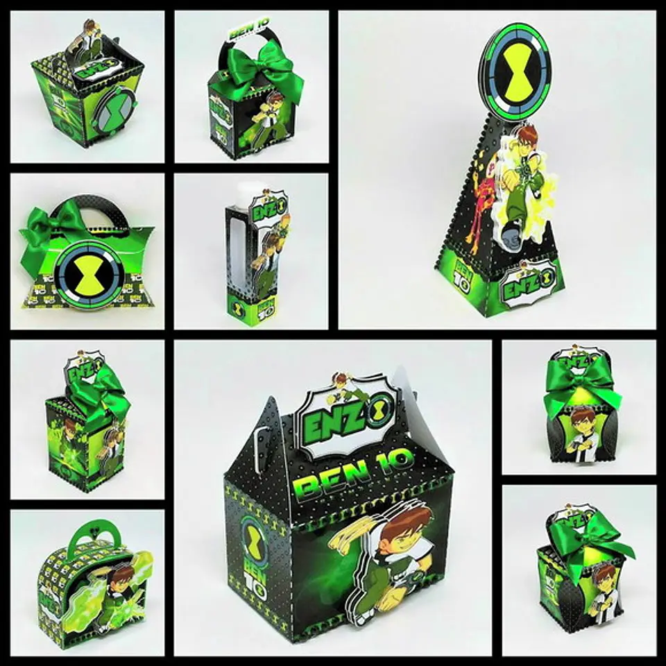 Arquivo de Corte Kit Festa Ben 10 3 1