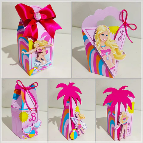 Arquivo de Corte Kit Festa Barbie Praia 1