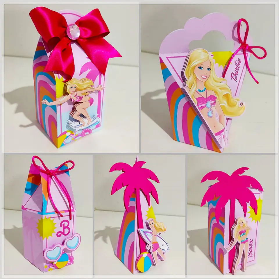 Arquivo de Corte Kit Festa Barbie Praia 1 1