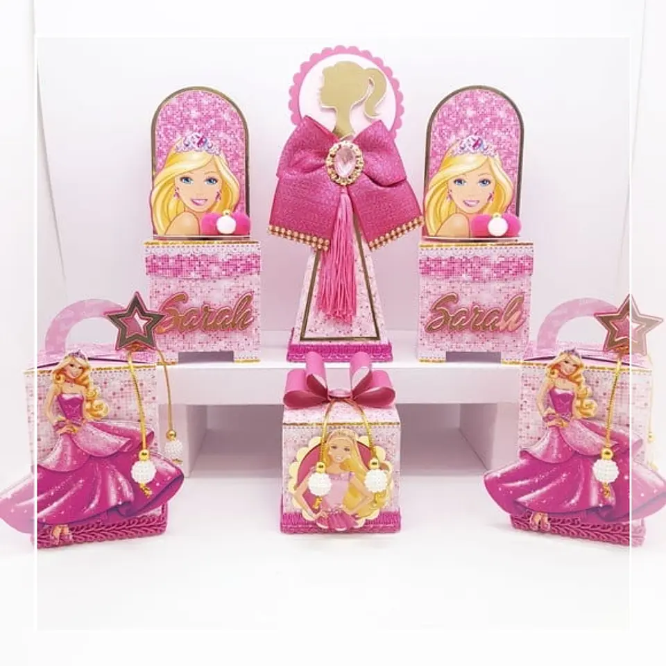 Arquivo de Corte Kit Festa Barbie Princesa 1 1