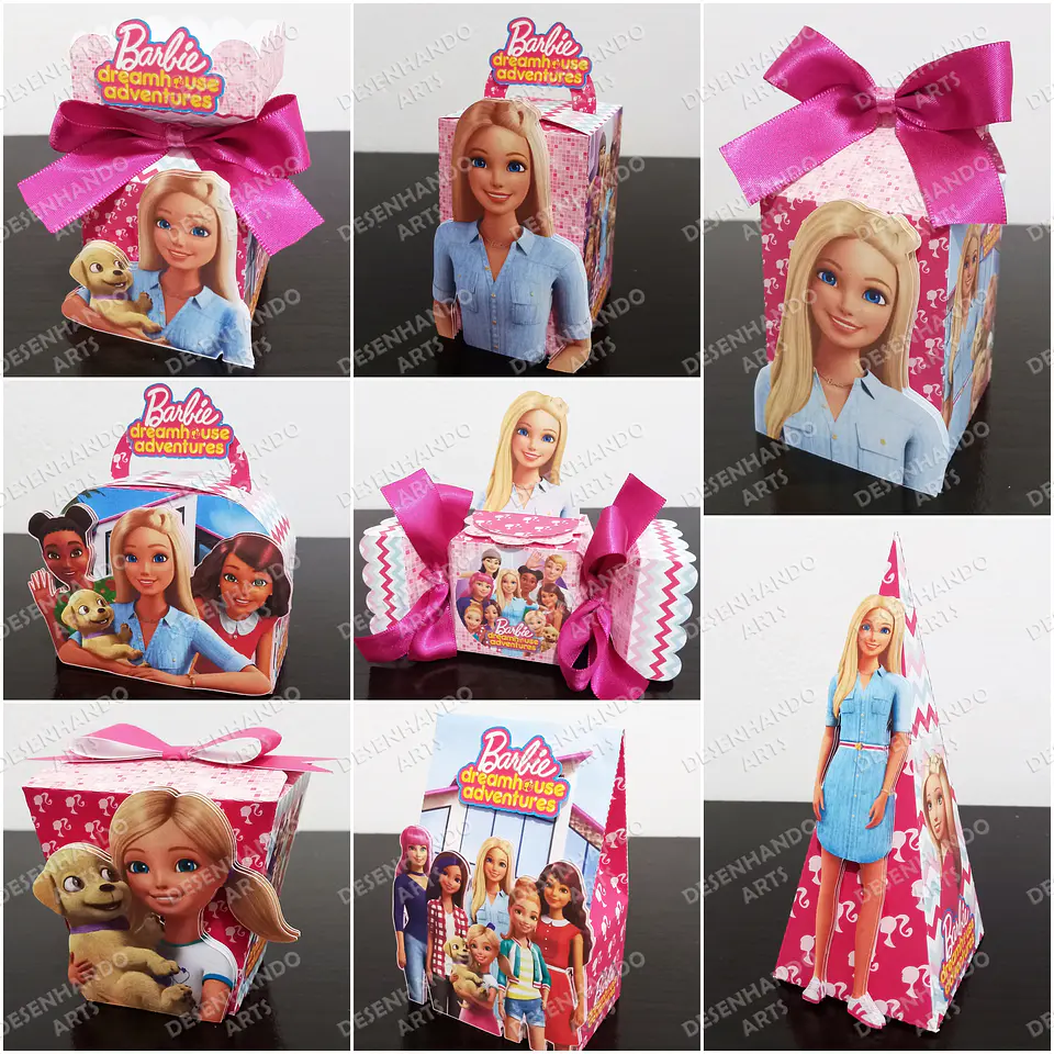 Arquivo de Corte Kit Festa Barbie Dream House 1 1