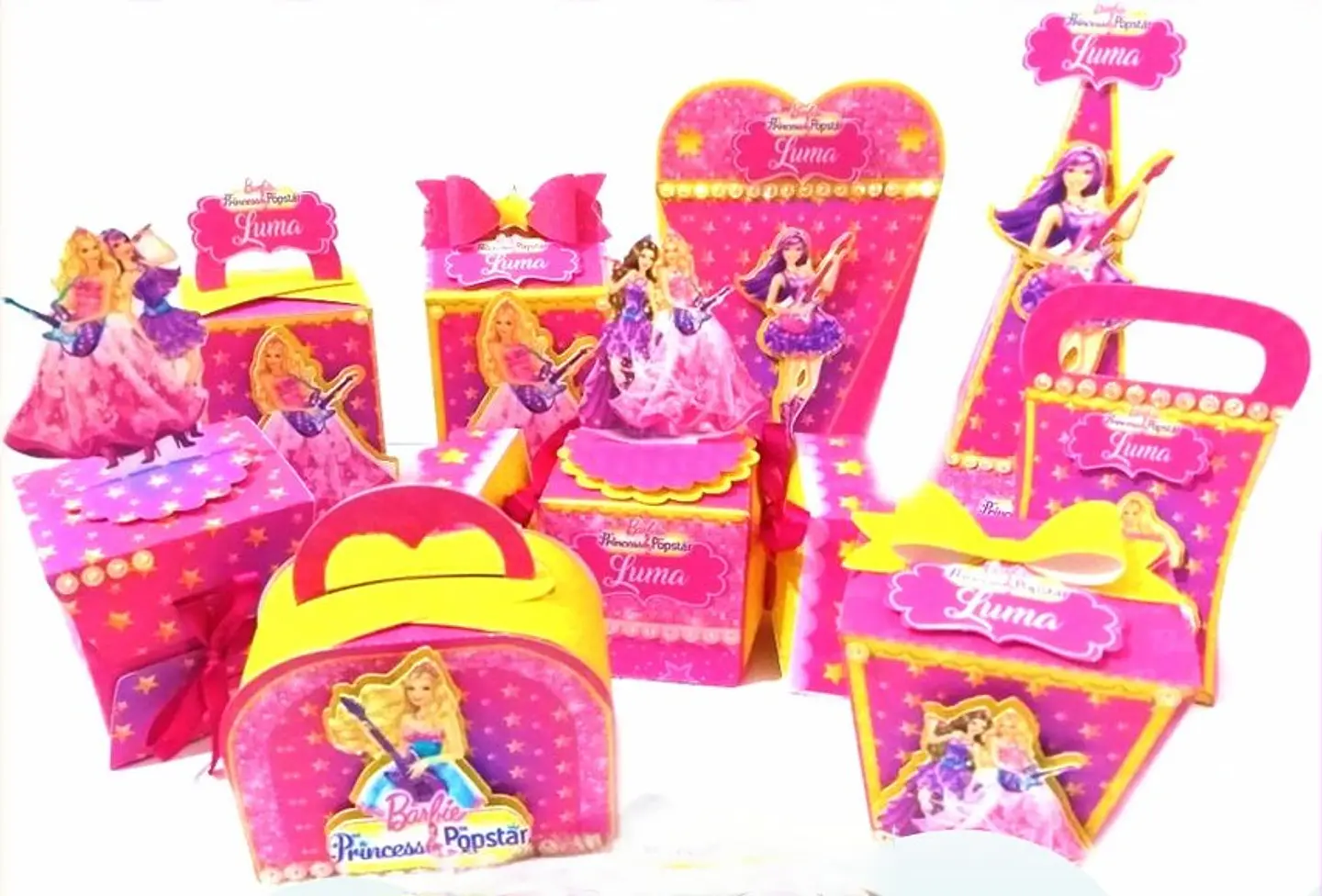 Arquivo de Corte Kit Festa Barbie Pop Star 1 1