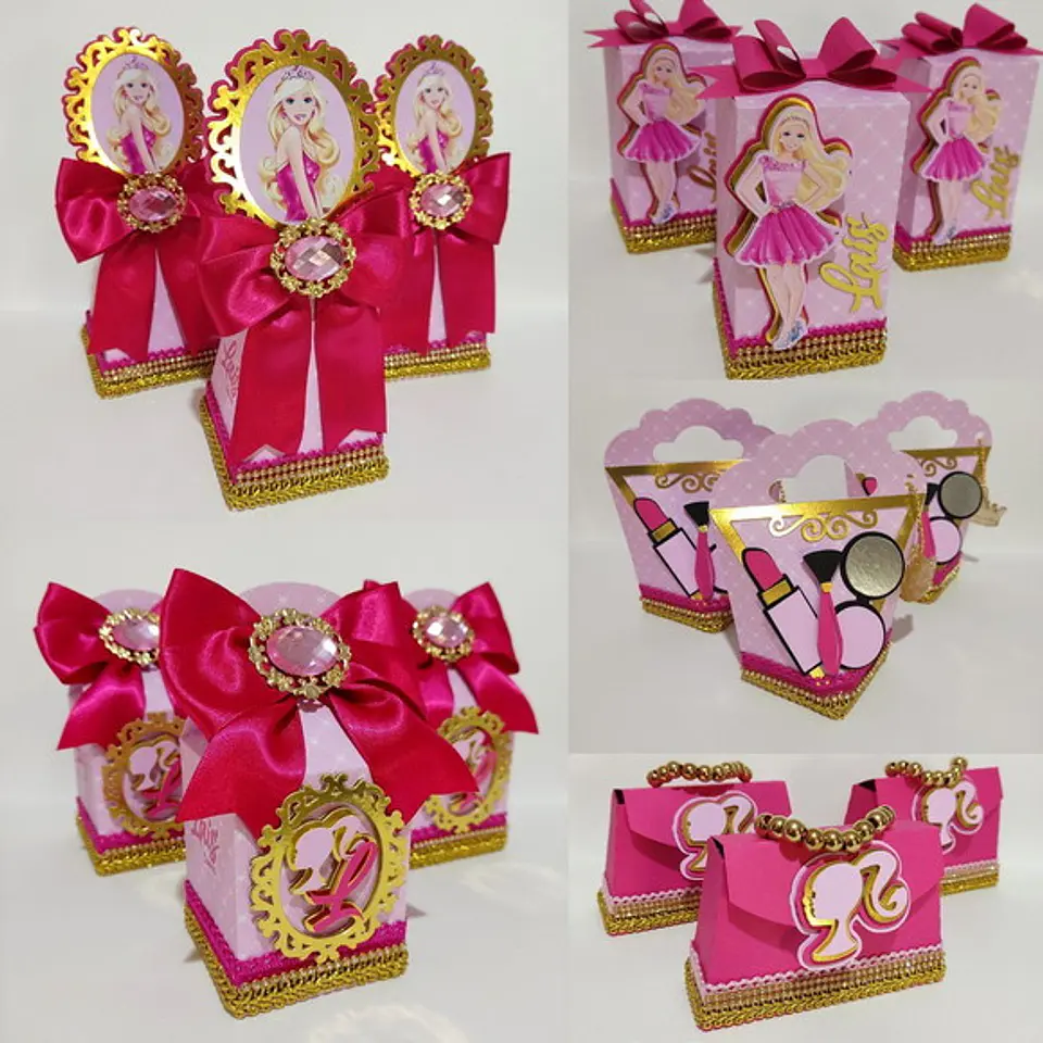 Arquivo de Corte Kit Festa Barbie 40 1