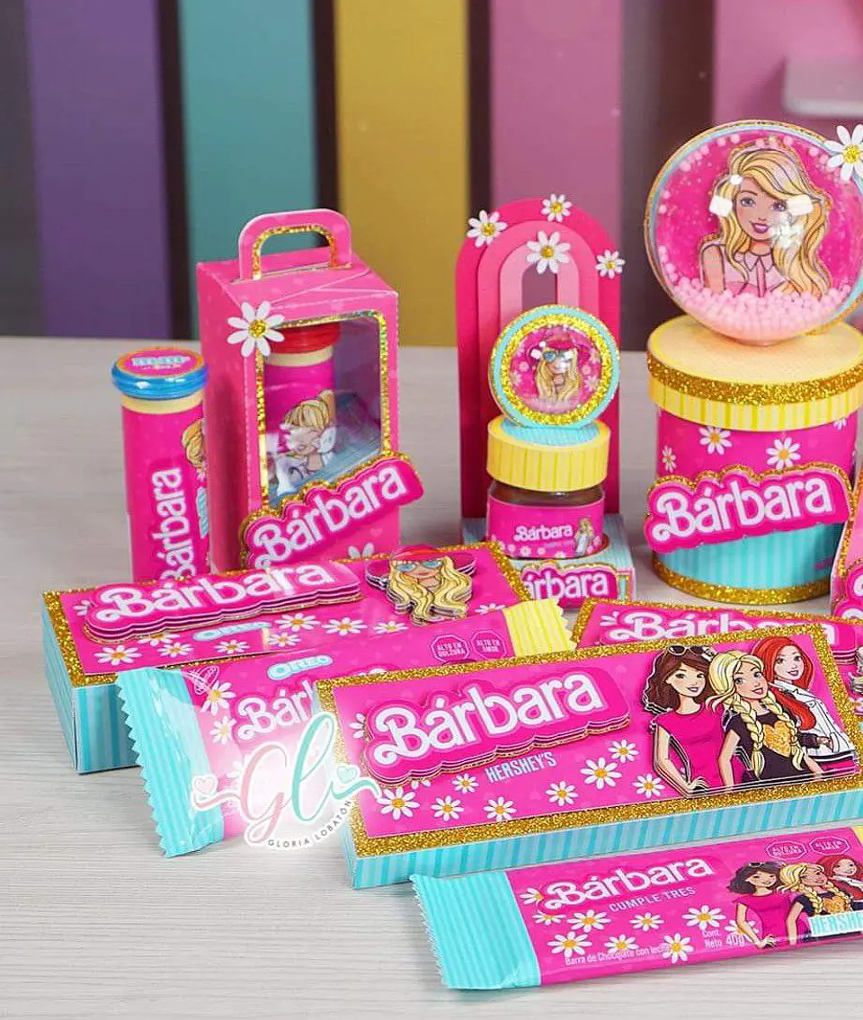 Arquivo de Corte Kit Festa Barbie 35 1