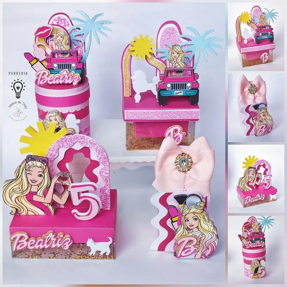 Arquivo de Corte Kit Festa Barbie 34 1