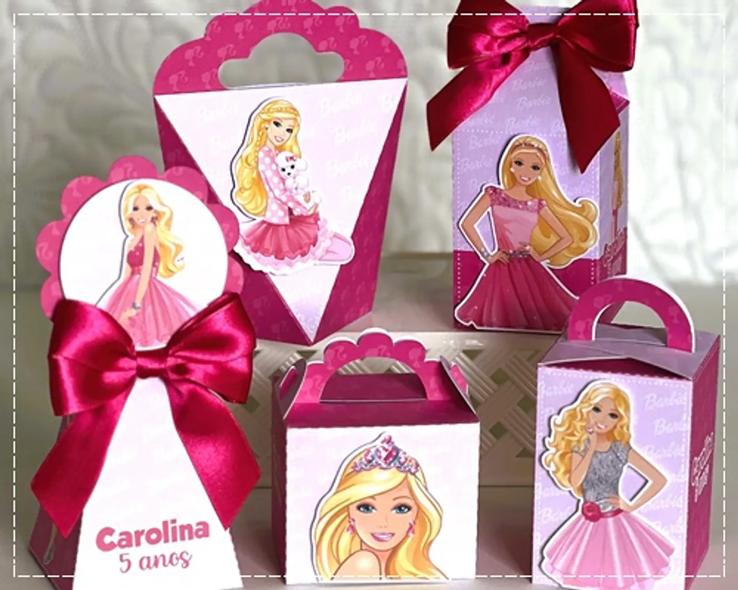 Arquivo de Corte Kit Festa Barbie 32 1