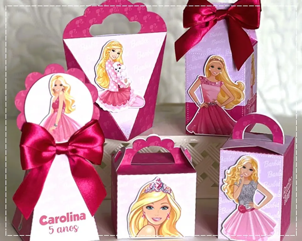 Arquivo de Corte Kit Festa Barbie 32 1