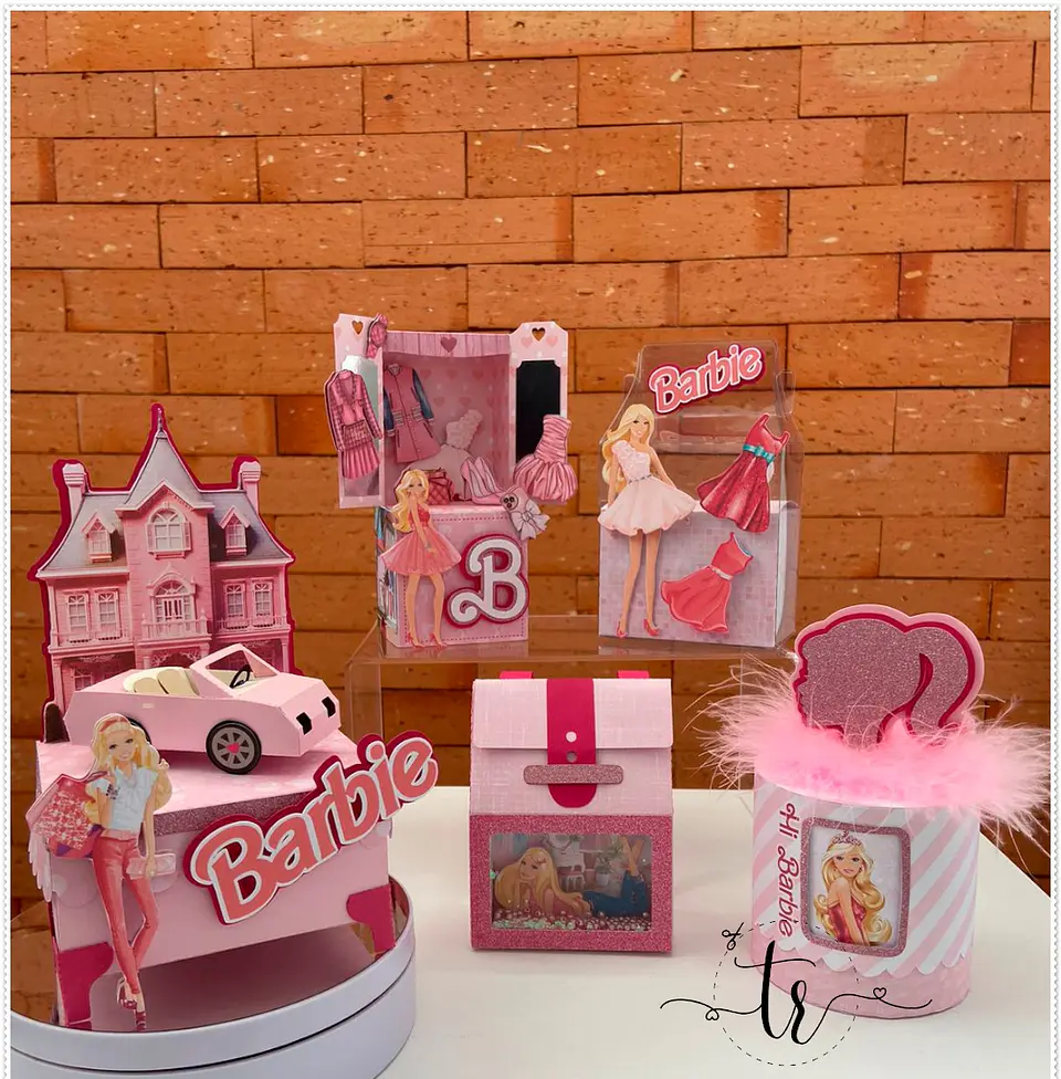 Arquivo de Corte Kit Festa Barbie 30 1