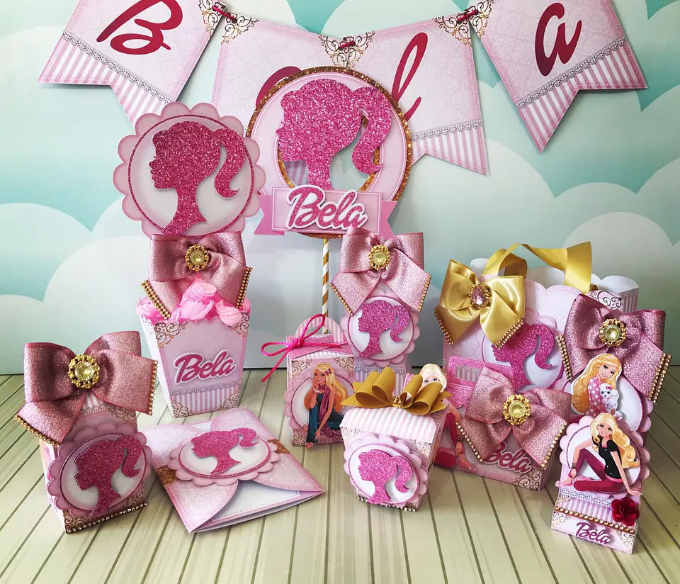 Arquivo de Corte Kit Festa Barbie 26 1